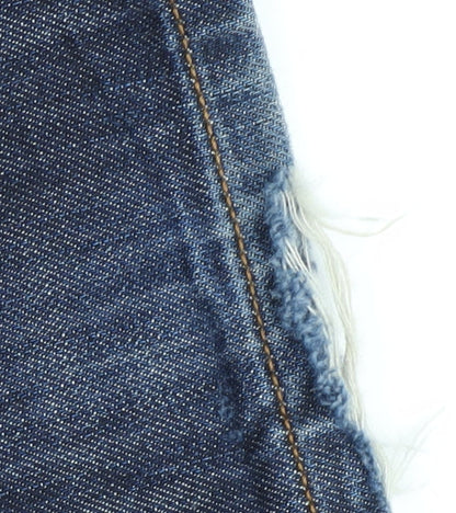 Hugo Boss Men's Blue Distressed Jeans Size 33