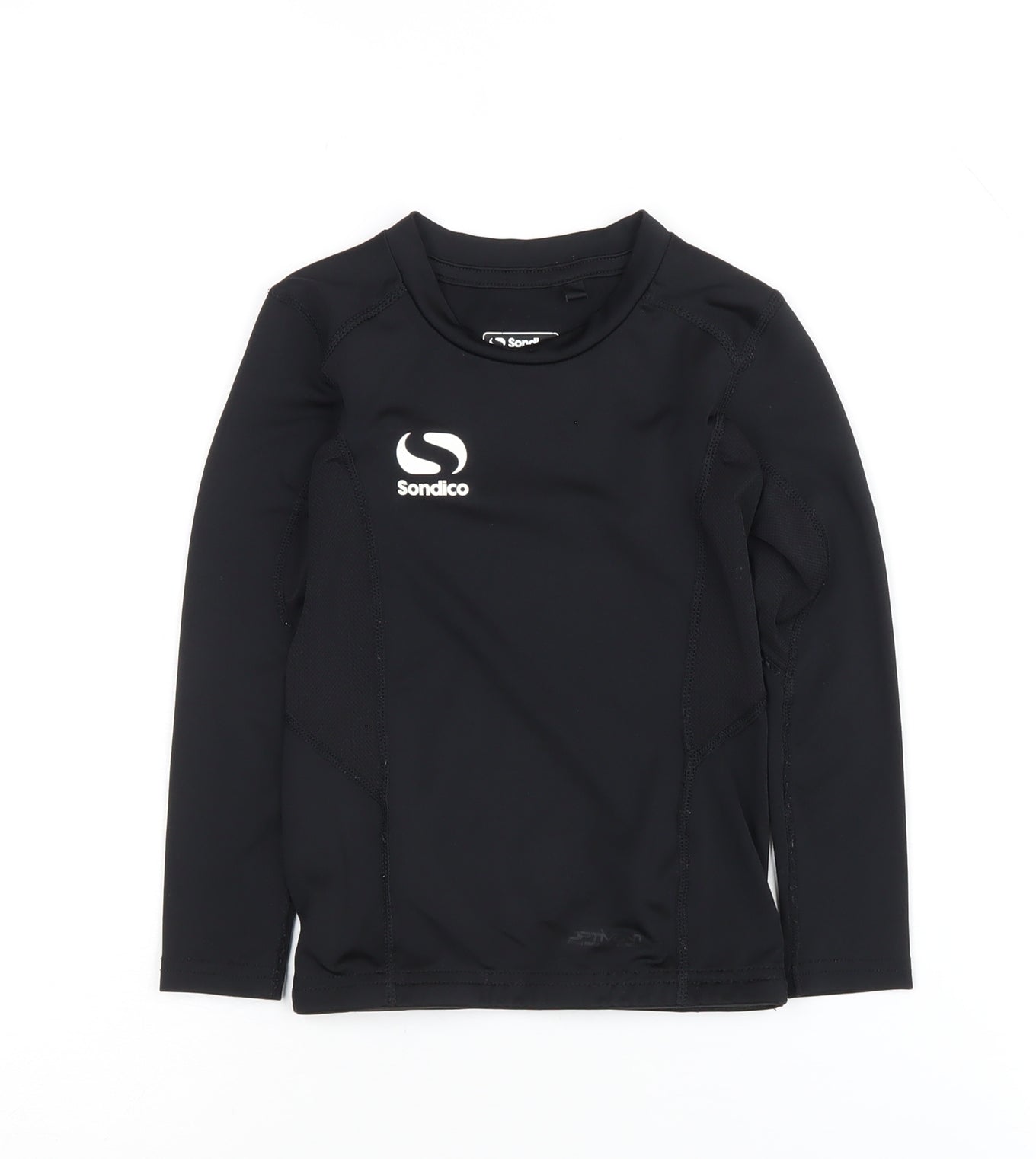 Sondico Boys Black Long Sleeve Athletic Top 3-4 Years