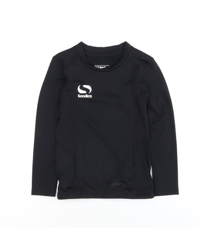 Sondico Boys Black Long Sleeve Athletic Top 3-4 Years