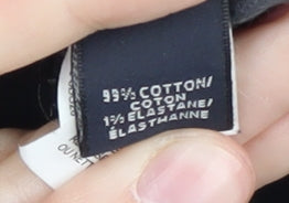 Banana Republic Women's Black Pencil Skirt, Size 10, Corduroy