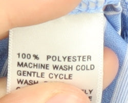 Greg Norman Men's Blue Striped Polo Shirt Size S