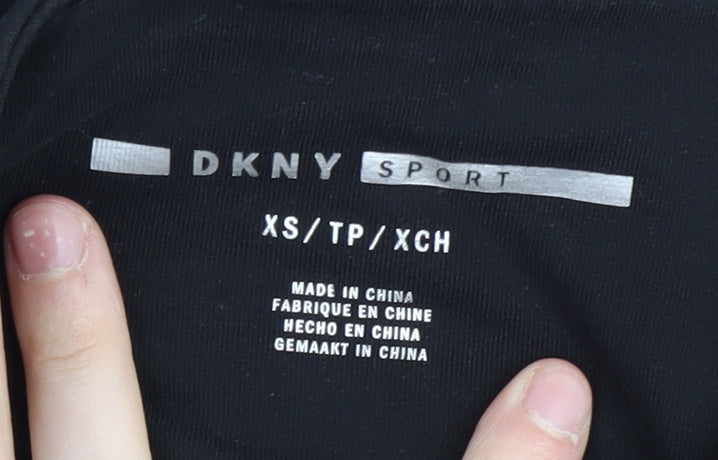 DKNY Women’s Black XS Leggings with Elastic Waist
