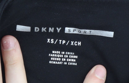 DKNY Women’s Black XS Leggings with Elastic Waist