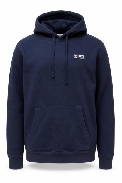 Mens UK Size S FILA Blue Pullover Hoodie