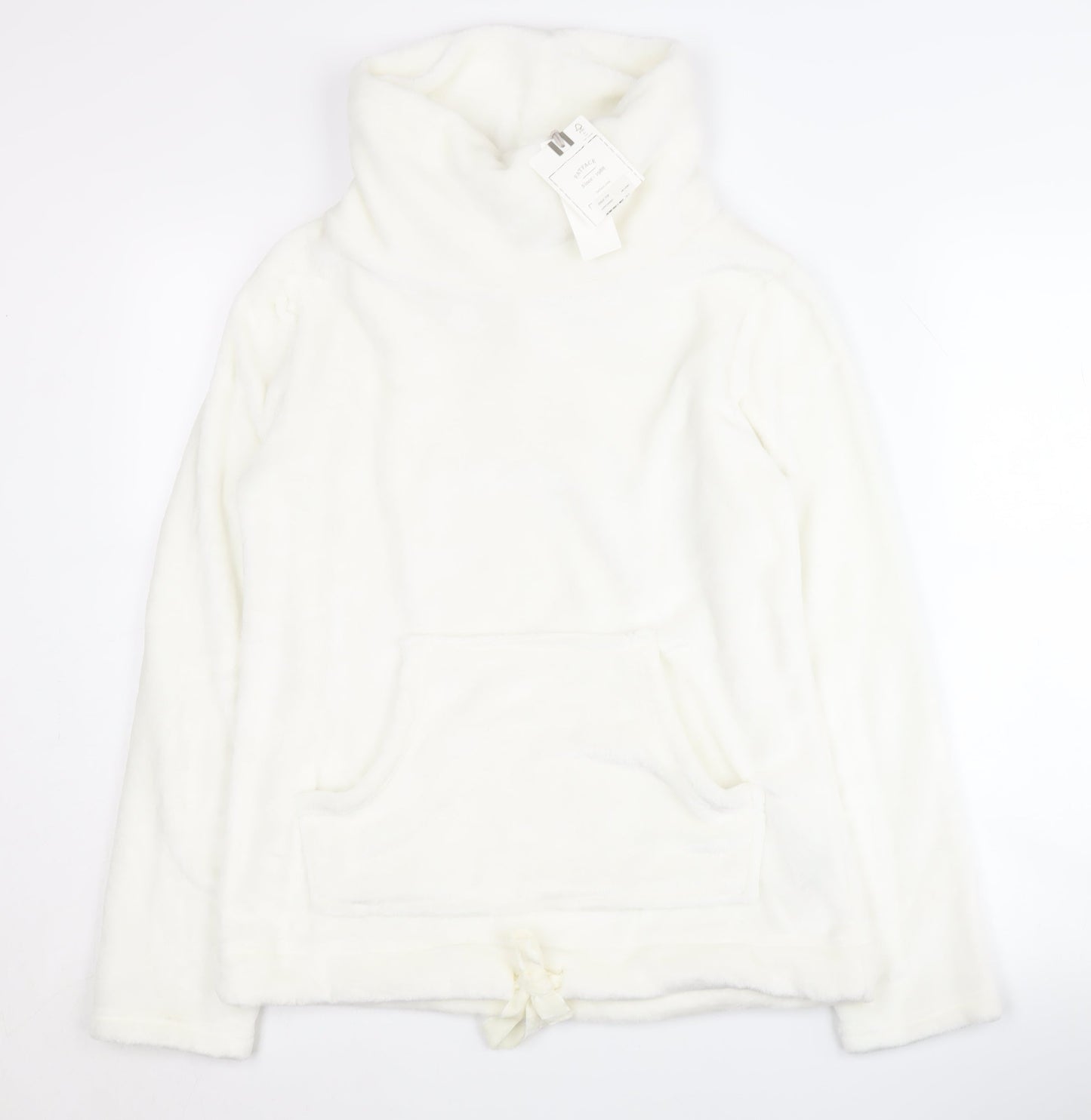 Womens UK Size 8 Fat Face White Pullover Sweatshirt