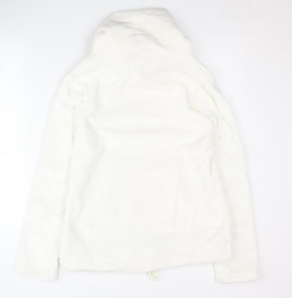 Womens UK Size 8 Fat Face White Pullover Sweatshirt