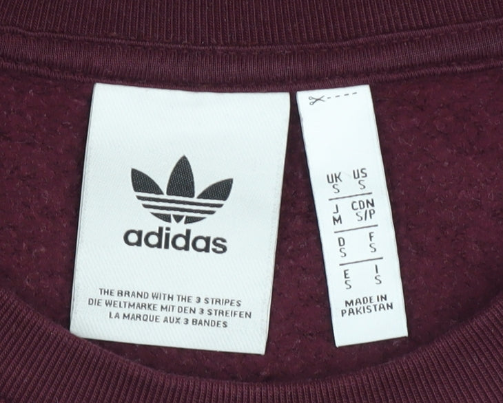 Mens UK Size S adidas Purple Pullover Sweatshirt