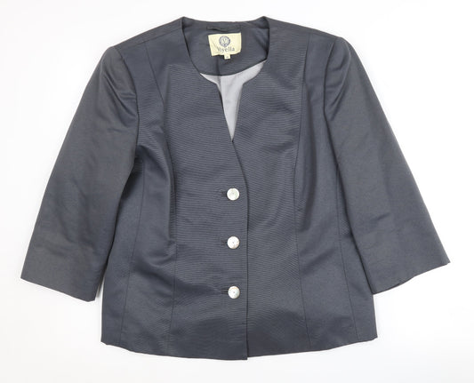 Viyella Women's Grey Blazer Size 14