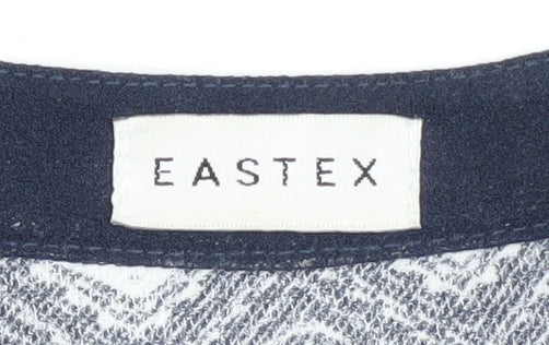 Womens UK Size 14 Eastex Multicoloured Basic Button-Up