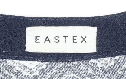 Womens UK Size 14 Eastex Multicoloured Basic Button-Up