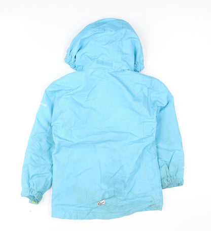Regatta Boys Blue Waterproof Jacket 3-4 Years Hooded