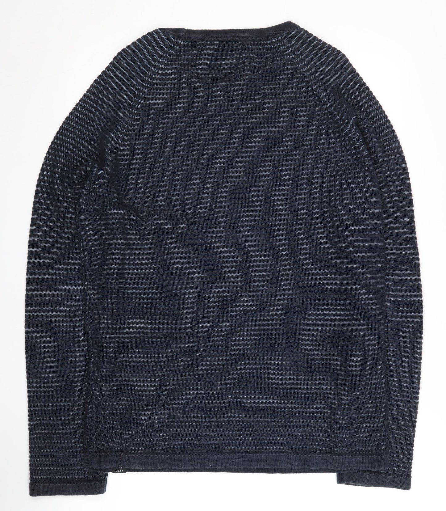 Jack & Jones Men's Blue Crew Neck Pullover - Size L