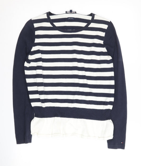 Womens UK Size S Tommy Hilfiger Blue Pullover Jumper