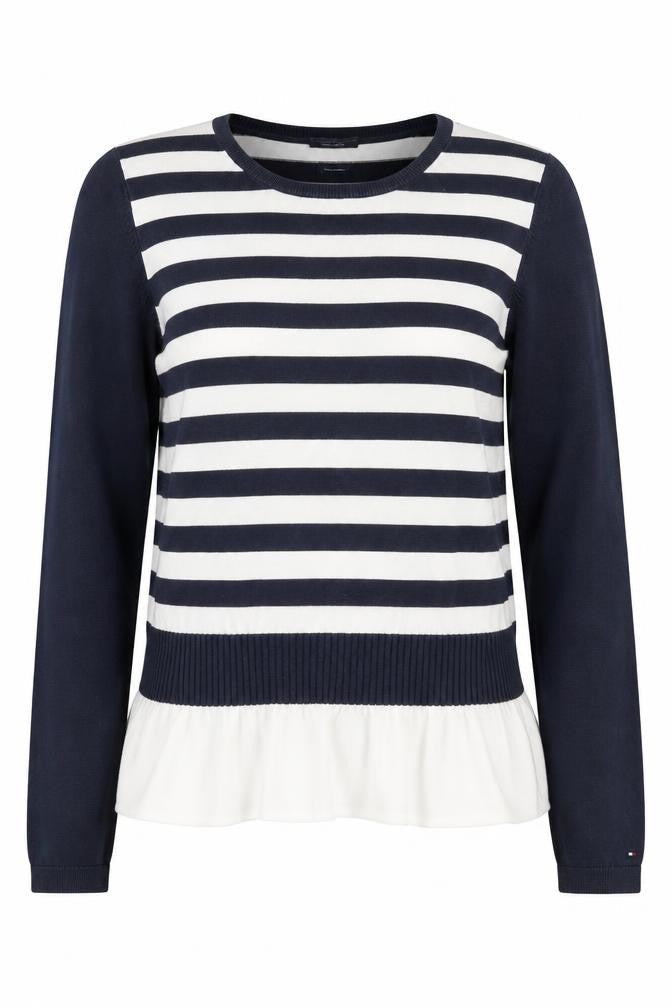 Womens UK Size S Tommy Hilfiger Blue Pullover Jumper