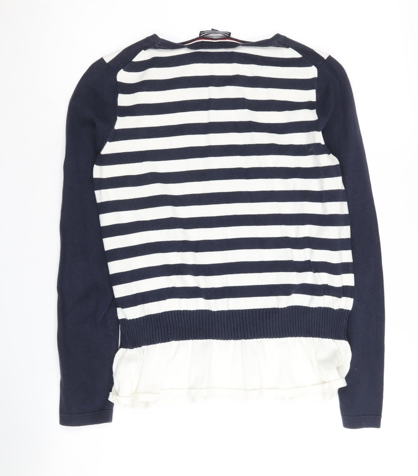 Womens UK Size S Tommy Hilfiger Blue Pullover Jumper