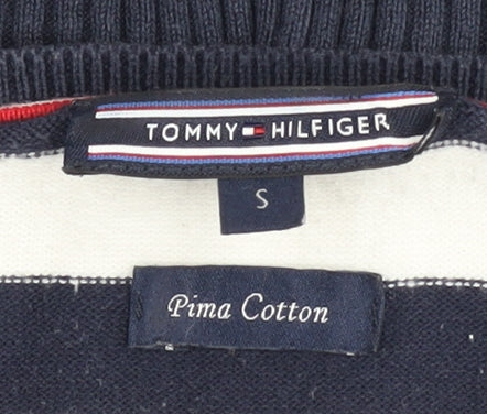 Womens UK Size S Tommy Hilfiger Blue Pullover Jumper