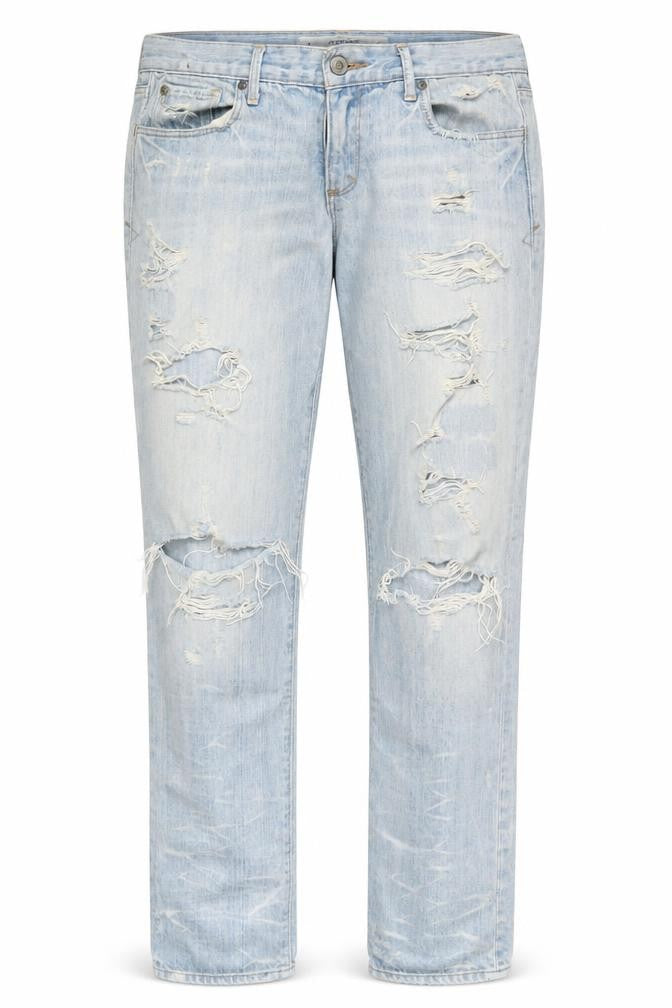 Womens UK Size 4 Abercrombie & Fitch Regular Fit Straight Blue Jeans