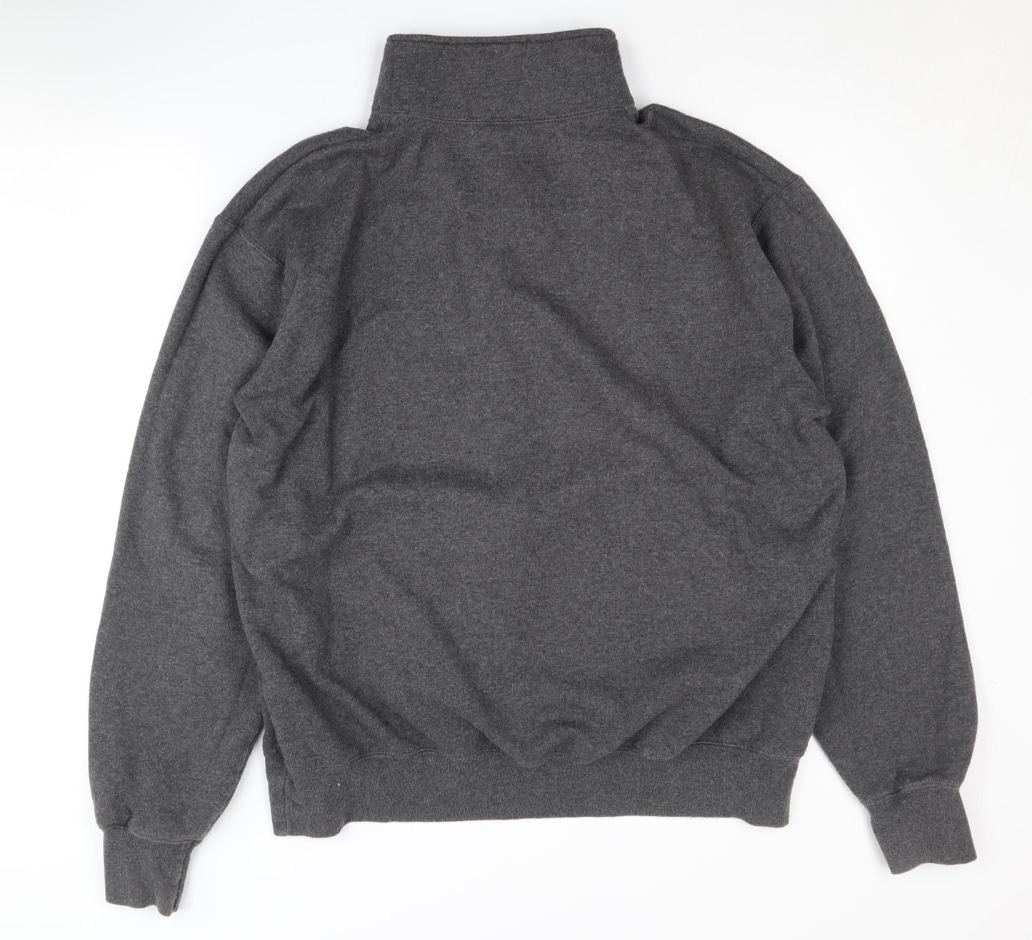 Mens UK Size L Champion Grey 1/4 Zip Sweatshirt