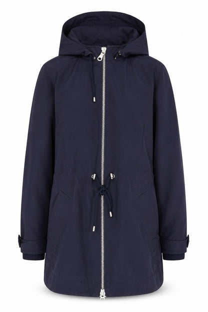 Womens UK Size 8 Jaeger Blue Parka Coat