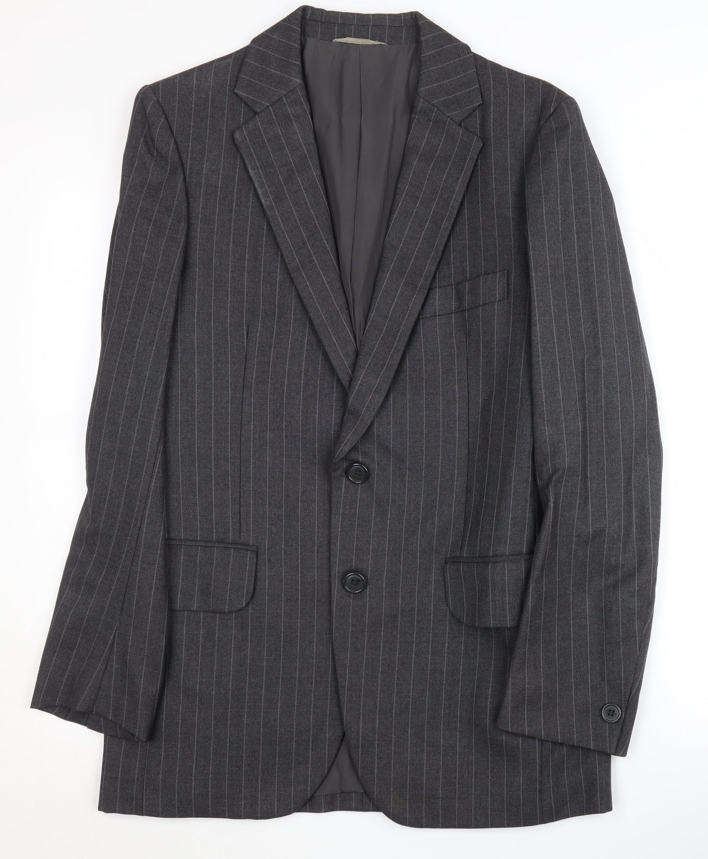 Austin Reed Men's Grey Striped Blazer, Size 38R