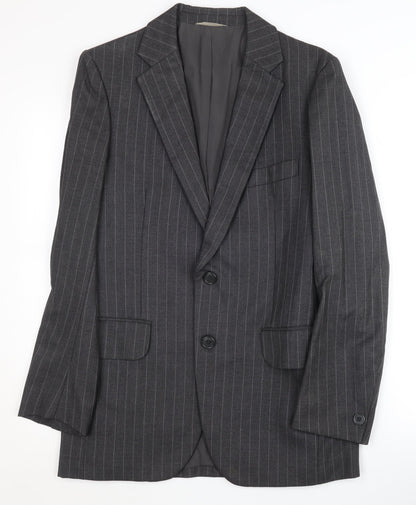 Austin Reed Men's Grey Striped Blazer, Size 38R