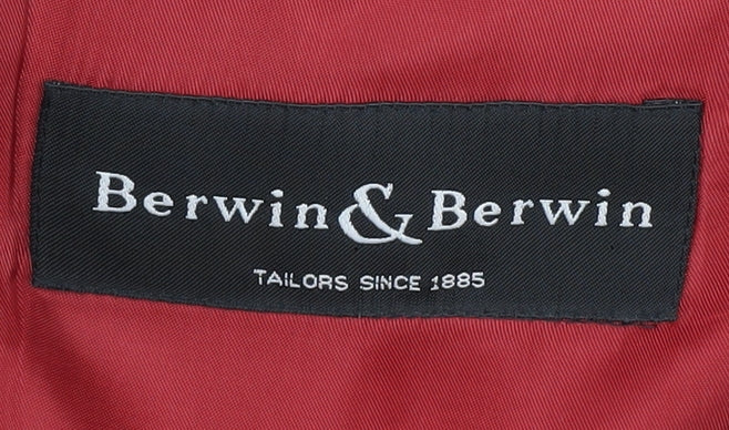 Mens UK Size 40 Berwin & Berwin Regular Grey Suit Jacket
