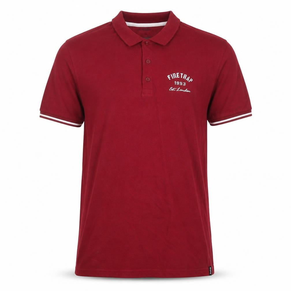 Mens UK Size M Firetrap Cotton Blend Polo Shirt