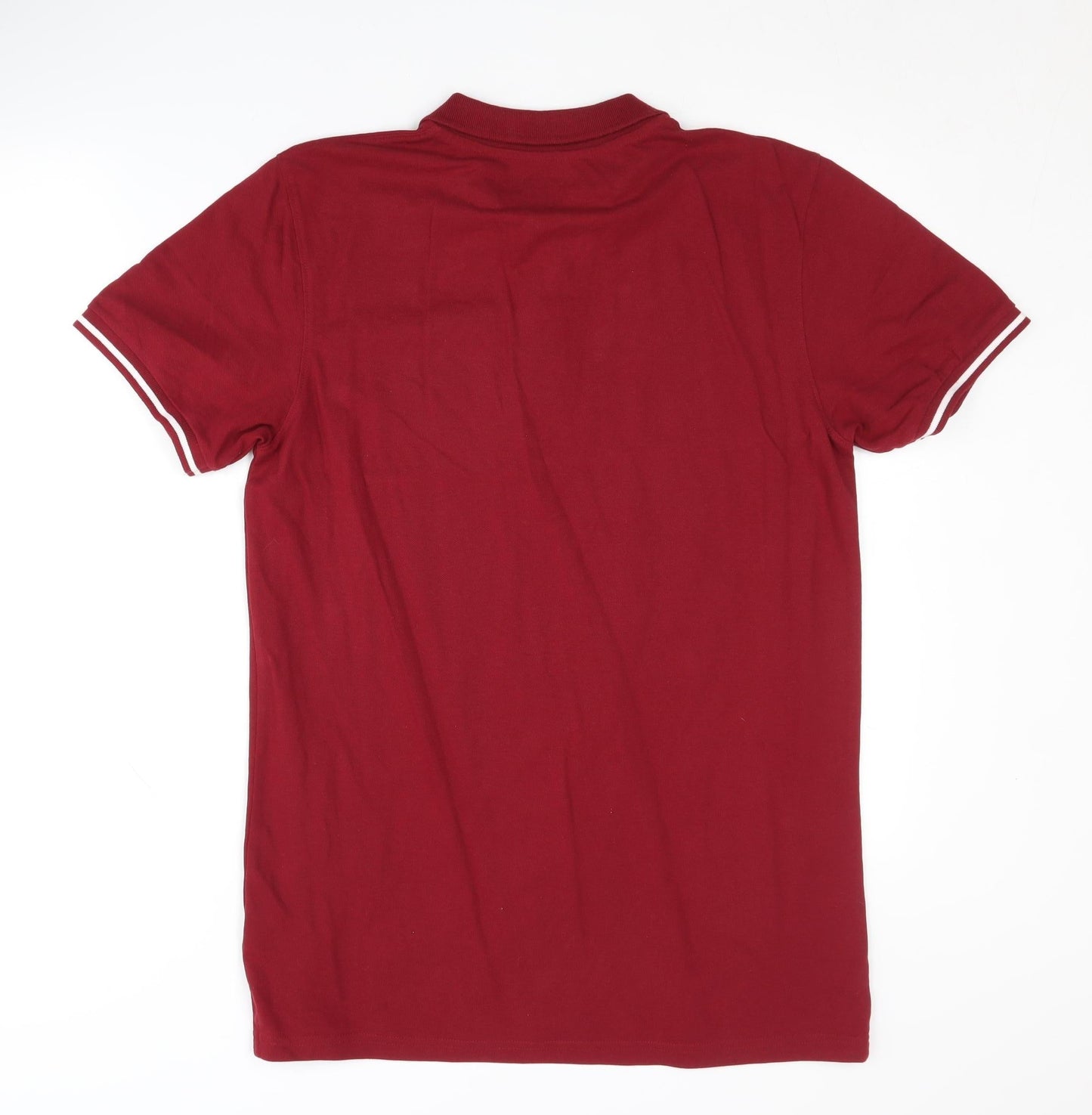 Firetrap Men's Red Polo Shirt - Medium