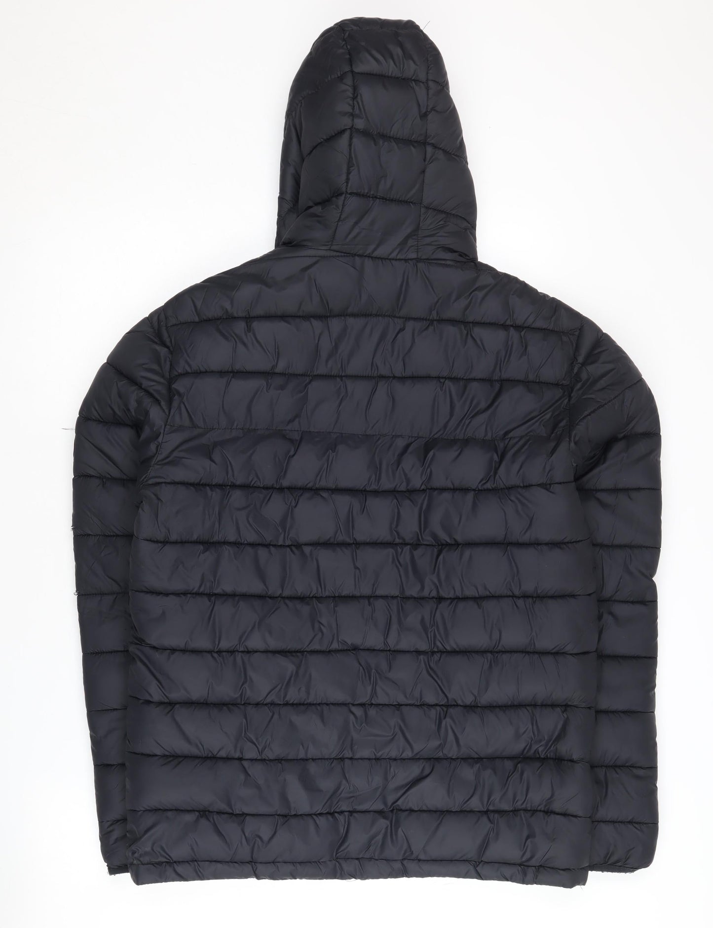 Mens UK Size S Soulcal & Co Black Puffer Jacket