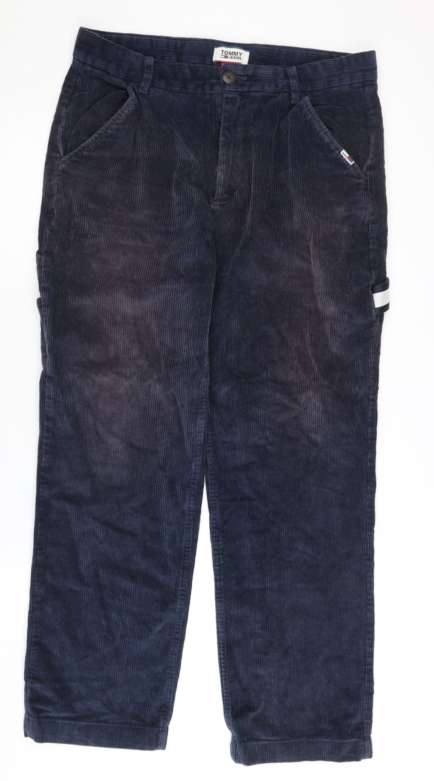 Tommy Jeans Men's Blue Cargo Trousers Size 32