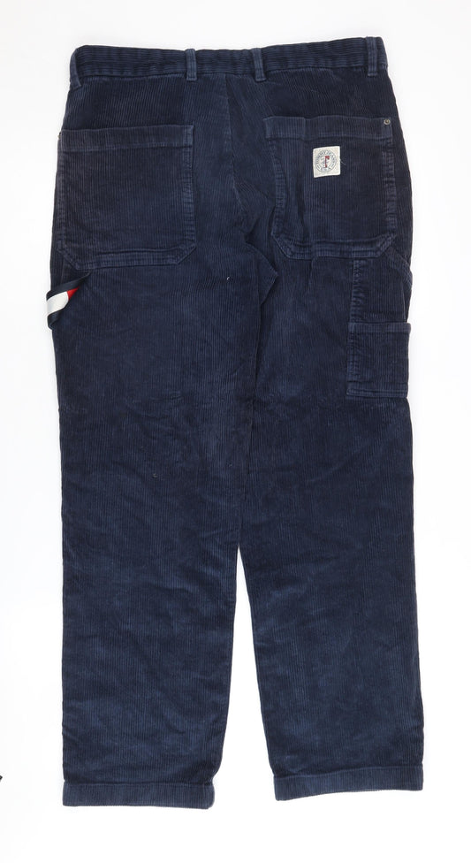 Tommy Jeans Men's Blue Cargo Trousers Size 32