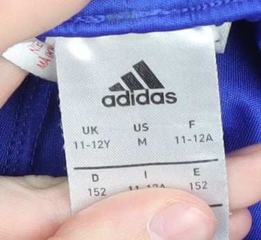 Adidas Boys Blue Athletic Shorts 11-12Y Sports