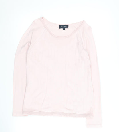 Womens UK Size S Viyella Pink Pullover Jumper