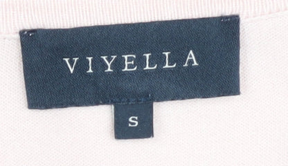 Womens UK Size S Viyella Pink Pullover Jumper