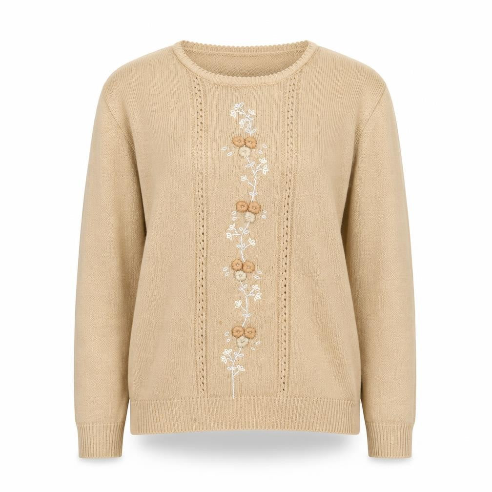 Womens UK Size S Honor Millburn Beige Pullover Jumper
