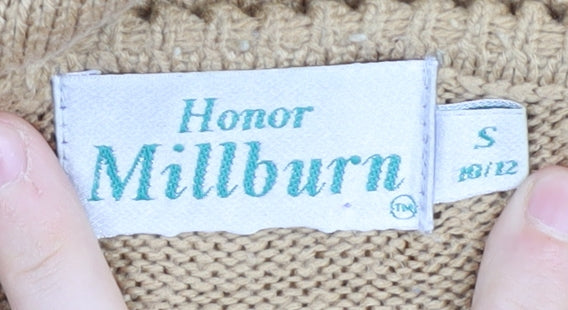 Womens UK Size S Honor Millburn Beige Pullover Jumper