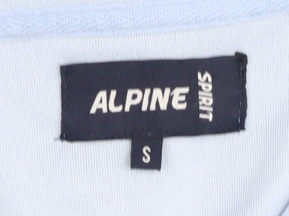 Alpine Spirit Men's Blue Fleece Pullover, Size S