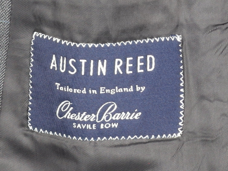 Austin Reed Men's Grey Wool Blazer, Size 44L Formal Attire