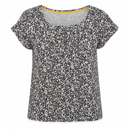 Womens UK Size 16 Animal Black Basic T-Shirt