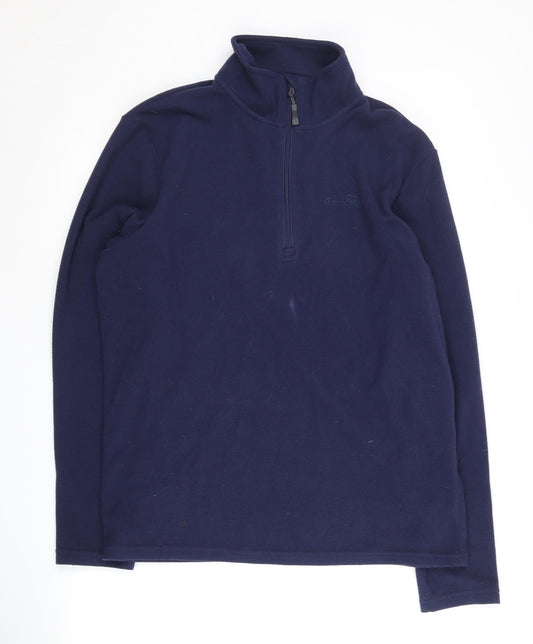 Mens UK Size M Peter Storm Blue Full Zip Sweatshirt