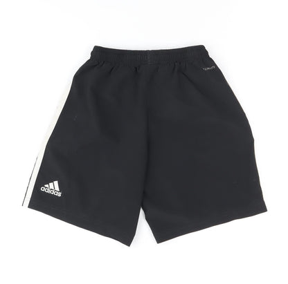 Adidas Boys Black Athletic Shorts Size 9-10 Years