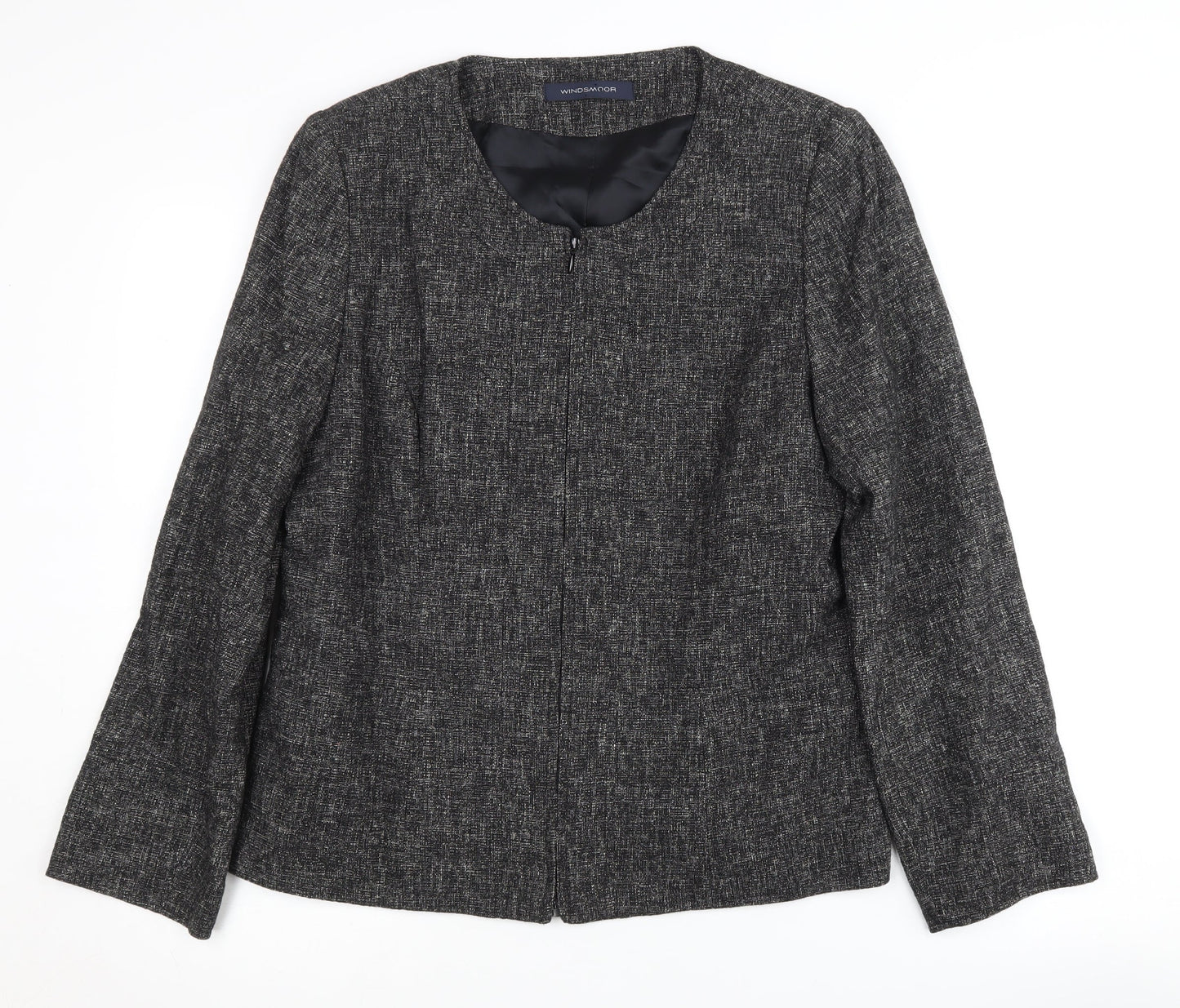 Windsmoor Women's Grey Blazer Size 12 Classic Workwear