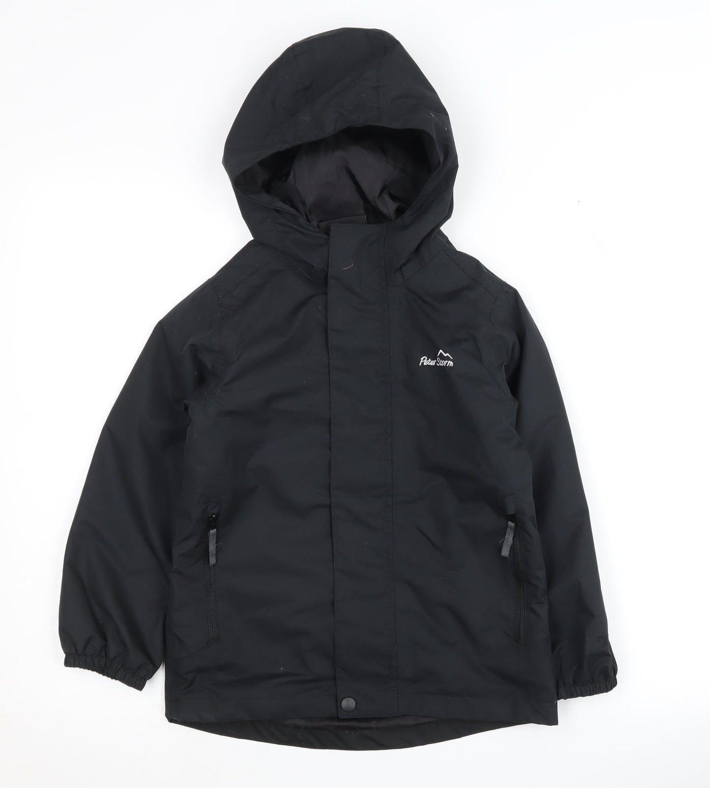 Peter Storm Boys Black Waterproof Parka Jacket 7-8 Years