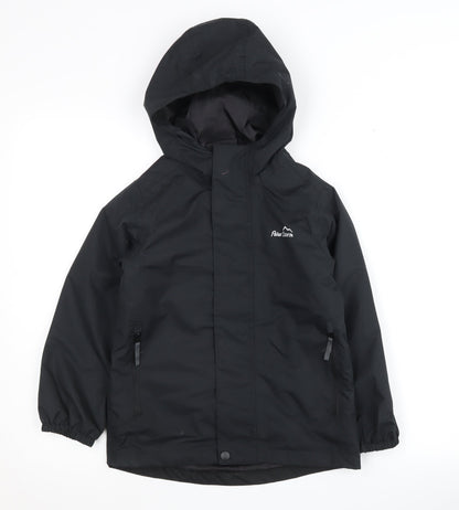 Peter Storm Boys Black Waterproof Parka Jacket 7-8 Years