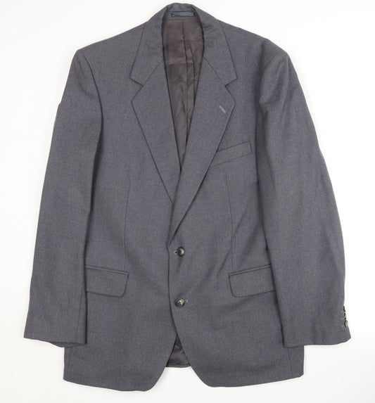 Magee Men's Grey Wool Blazer Jacket Size 40