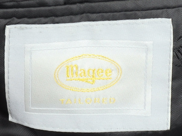 Magee Men's Grey Wool Blazer Jacket Size 40