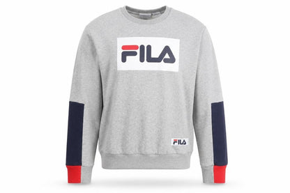 Unisex Adults UK Size S FILA Grey Pullover Sweatshirt