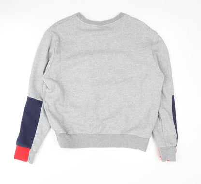 Unisex Adults UK Size S FILA Grey Pullover Sweatshirt