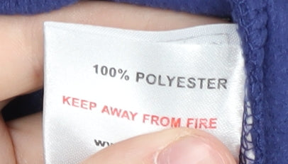 Country Rose Women's Blue Fleece Jacket, Size S