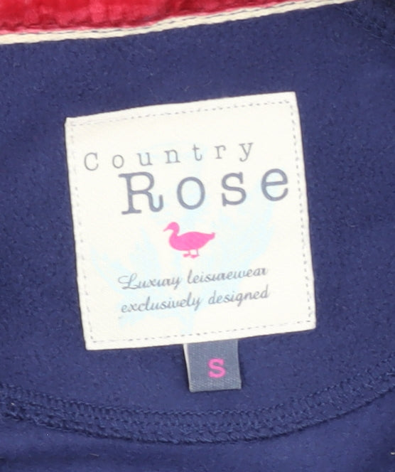 Country Rose Women's Blue Fleece Jacket, Size S